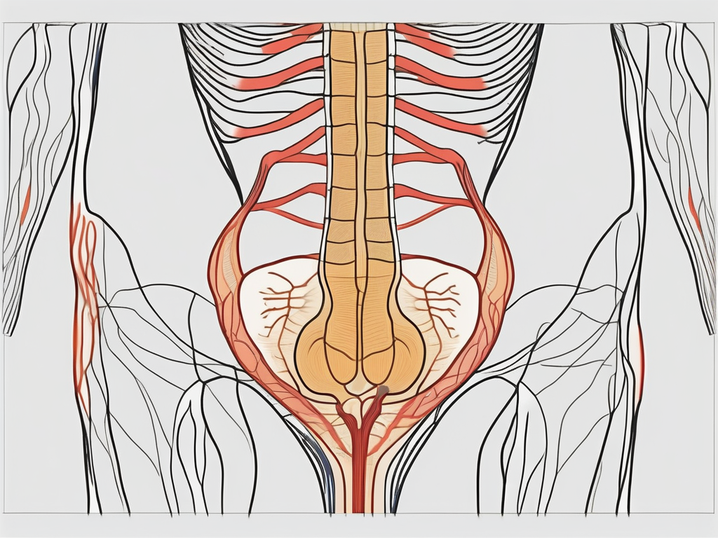 The male pelvic region