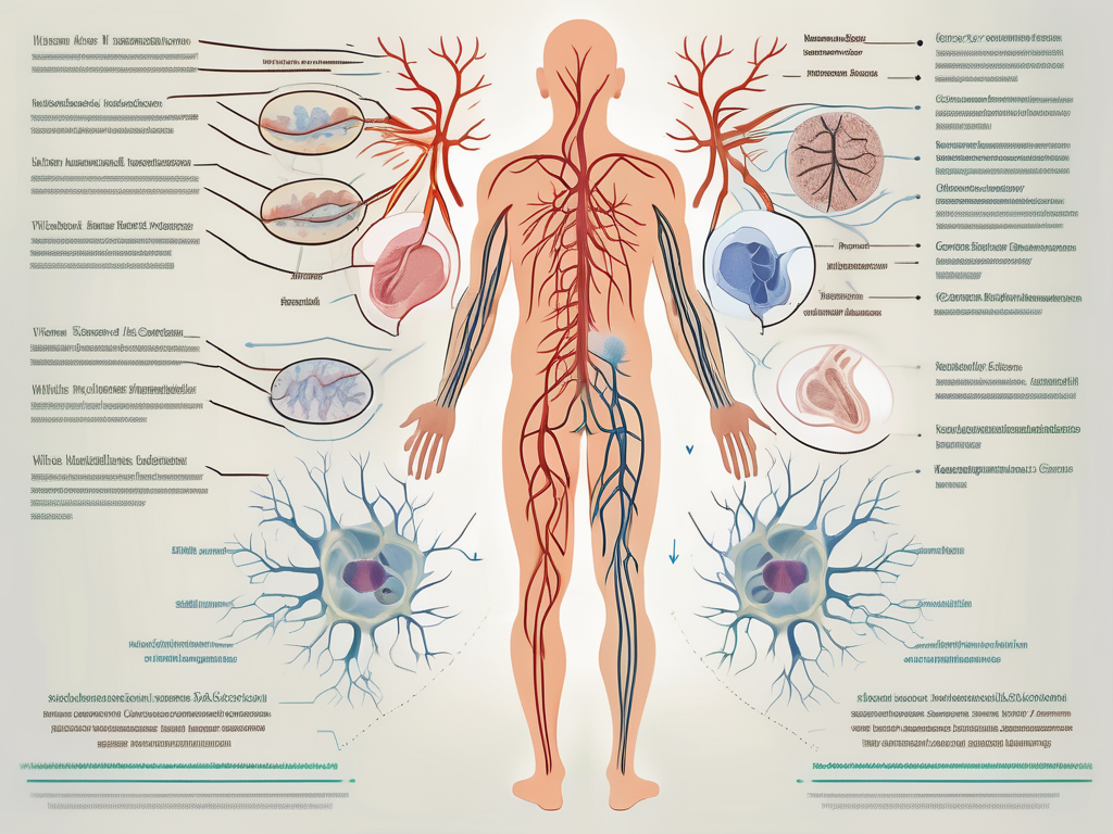 The sacral nerve in the human body