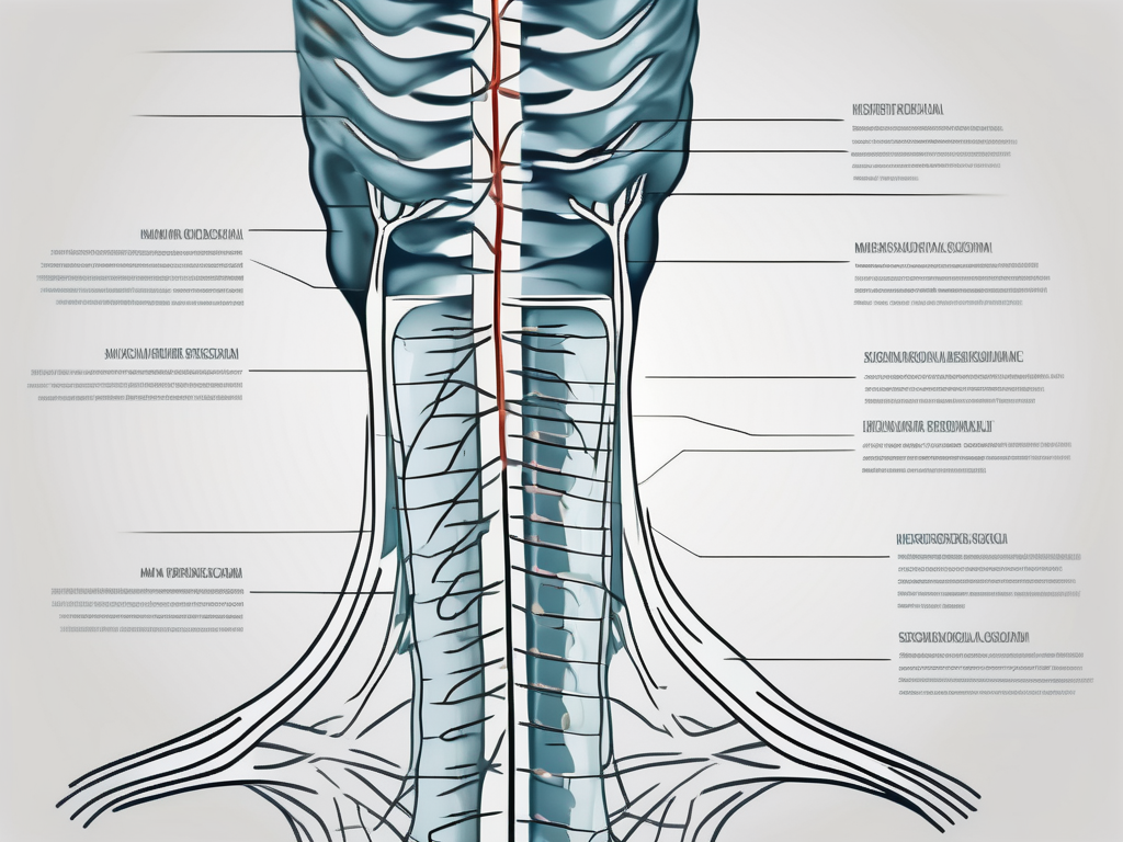 The human spinal column with emphasis on the sacral region