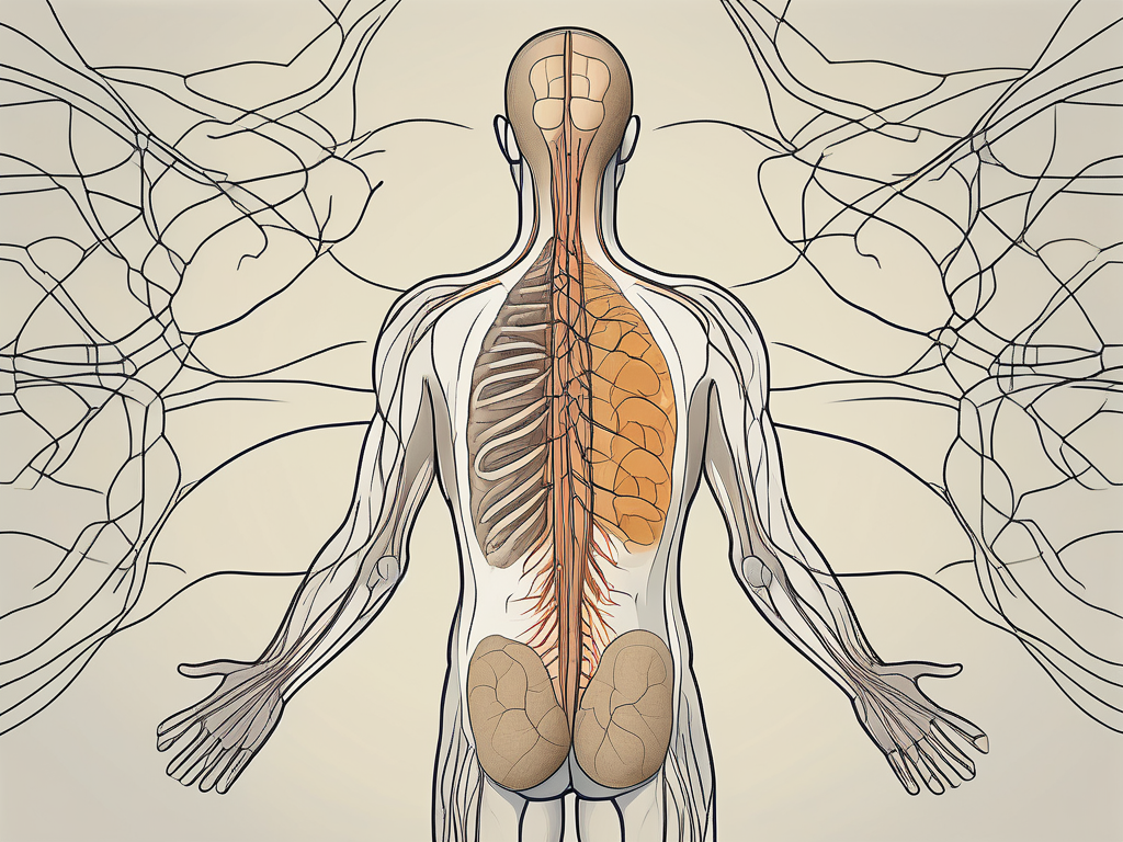 The human nervous system focusing on the sacral plexus